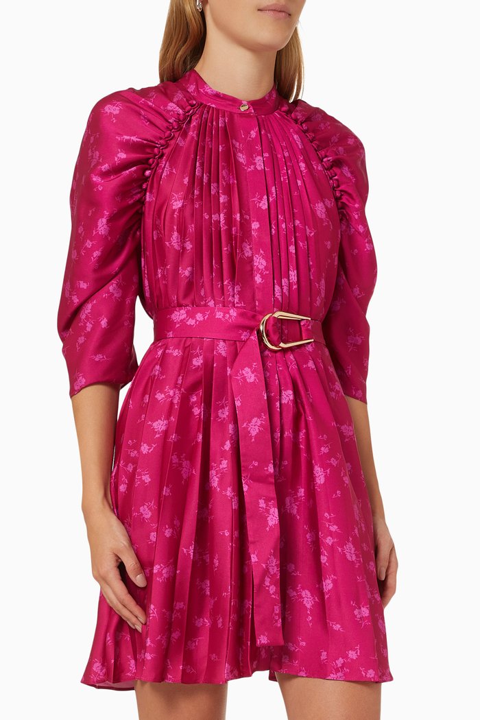 

Ivy Pleated Dress, Pink