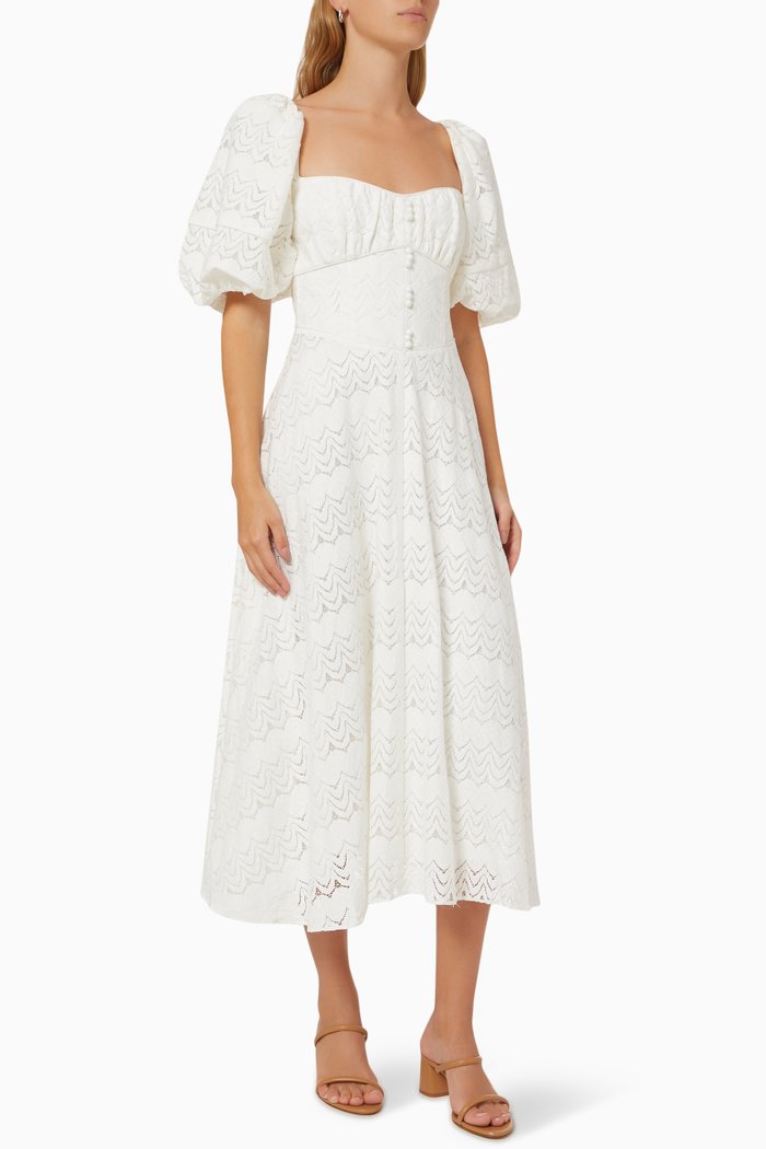 

Stapleton Dress in Cotton, Neutral