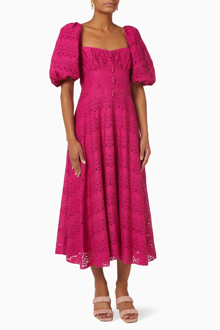 

Stapleton Dress in Cotton, Pink
