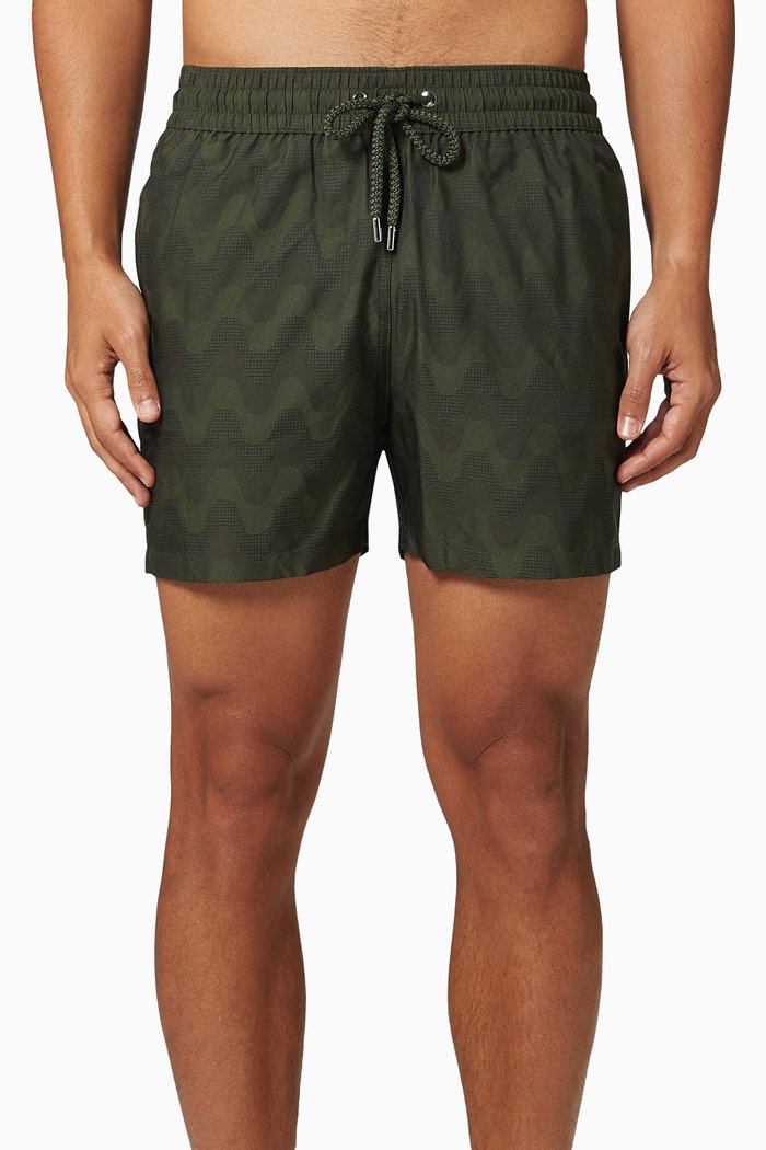 

Jacquard Copacabana Sport Swimshort in Recycled Nylon, Green