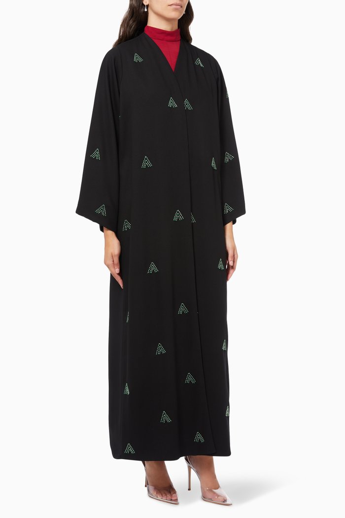 

Hallee Embellished Abaya, Multicolour