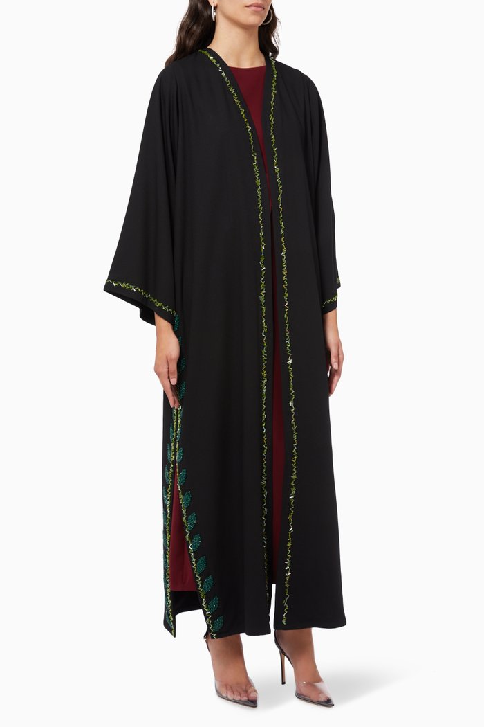 

Embellished Abaya, Multicolour