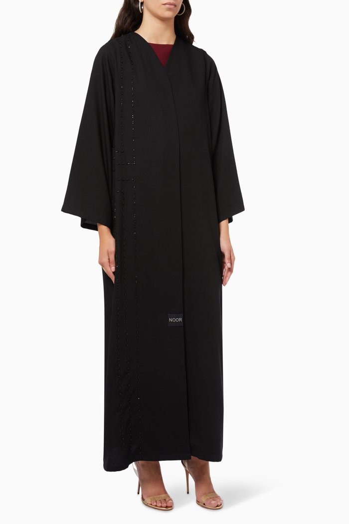 

Darla Embellished Abaya, Black
