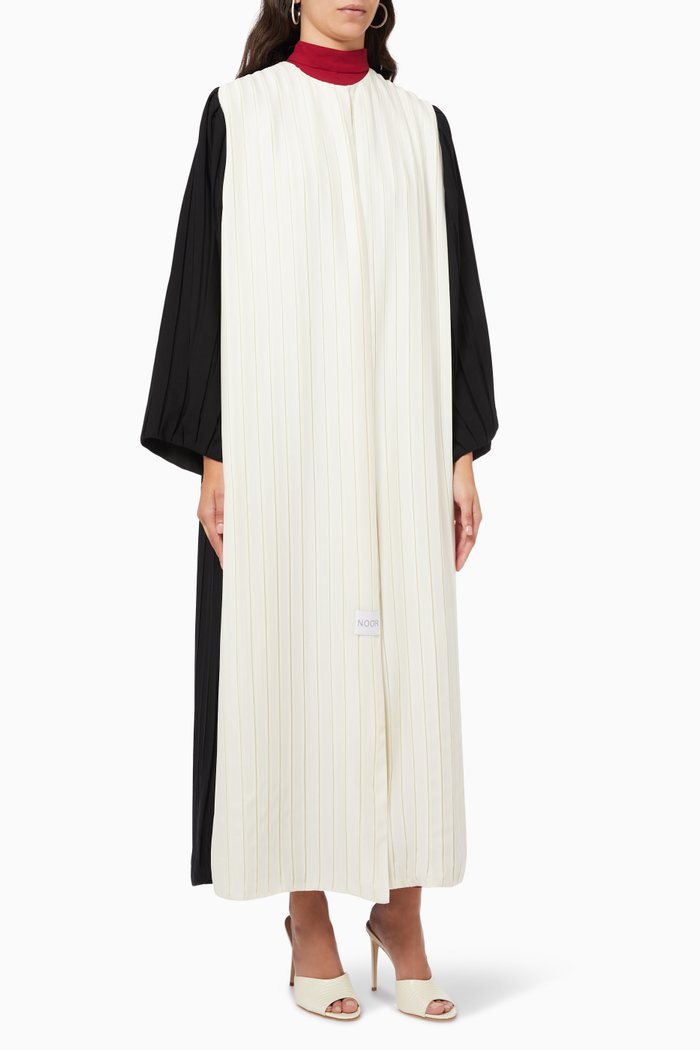 

Pleated Abaya, Multicolour