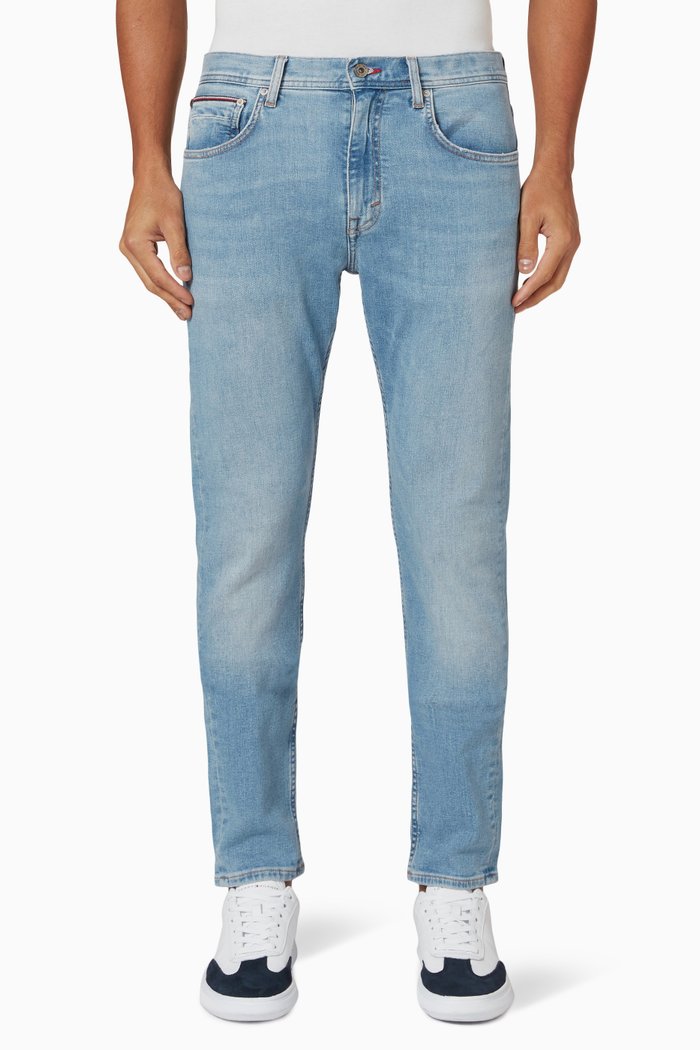 

Houston Tapered Jeans in Cotton & Hemp, Blue