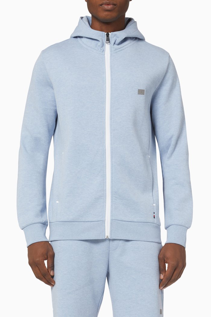 

Tech Essentials Hoodie in Cotton, Grey