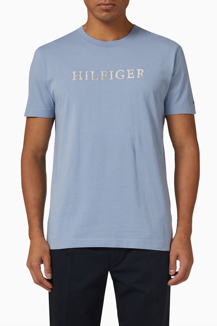 

Logo T-shirt in Cotton Jersey, Blue