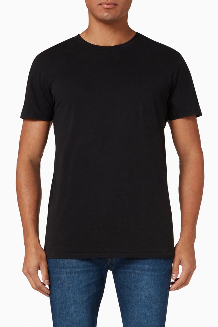 

T-shirt in Pima Cotton, Black