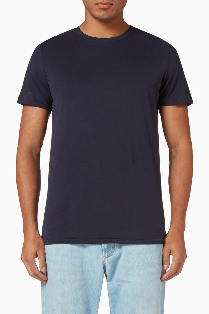 

T-shirt in Pima Cotton, Blue