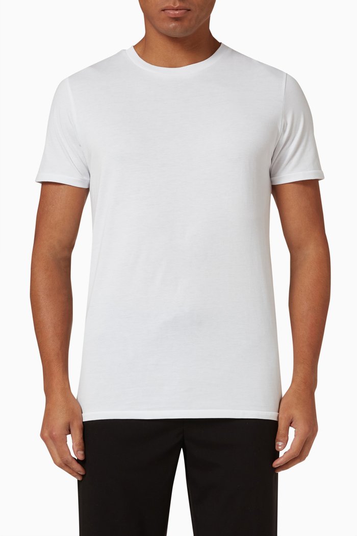 

T-shirt in Pima Cotton, White