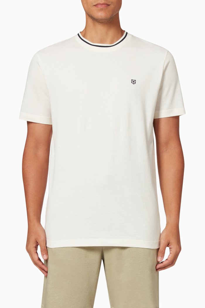 

Crew Neck T-shirt in Cotton Jersey, Neutral