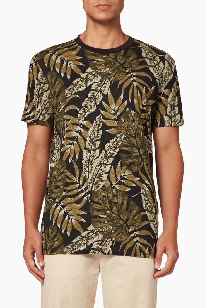

Printed T-shirt in Cotton, Multicolour