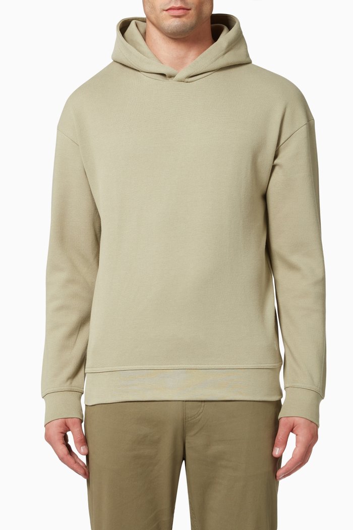 

Hoodie in Jersey, Green