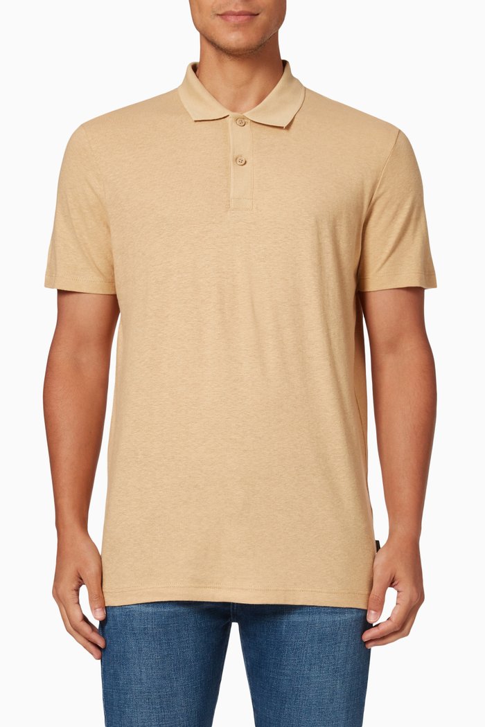 

Polo Shirt in Cotton, Neutral