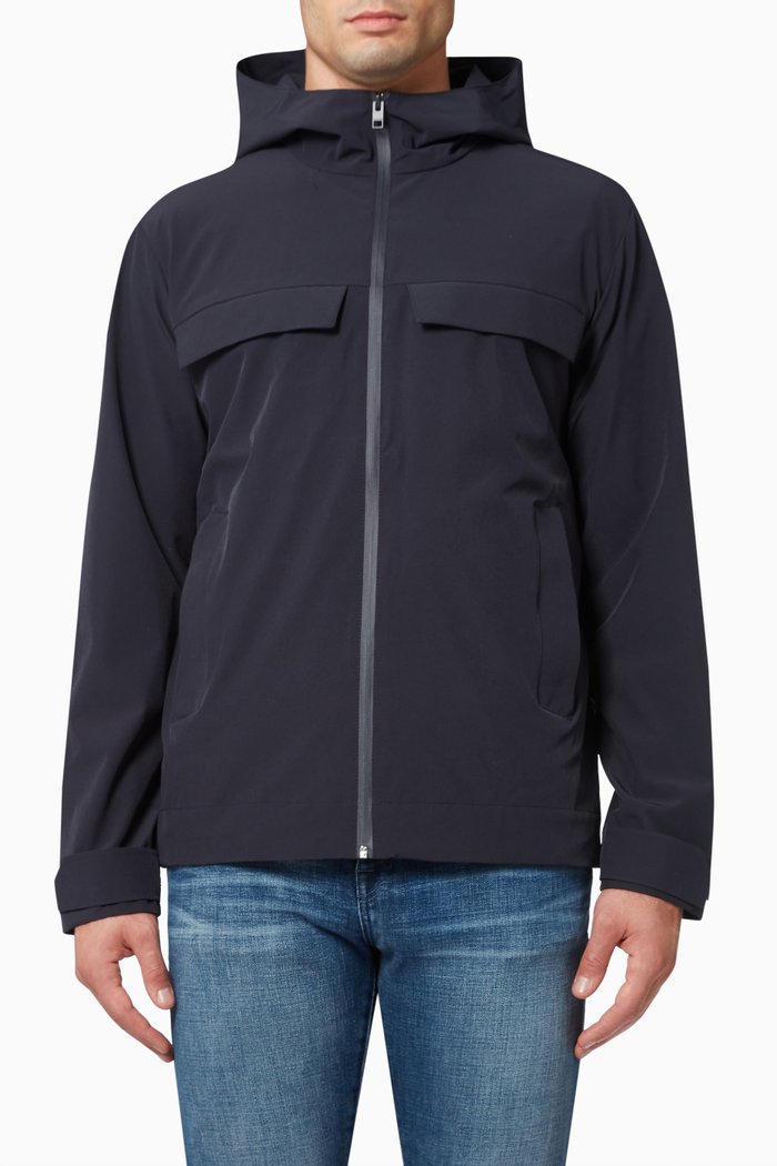 

Puffer Jacket in Nylon, Blue