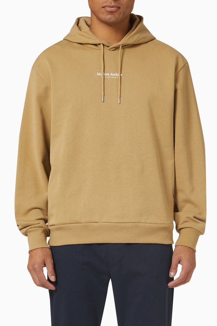 

Hooded Sweatshirt in Fleece, Neutral
