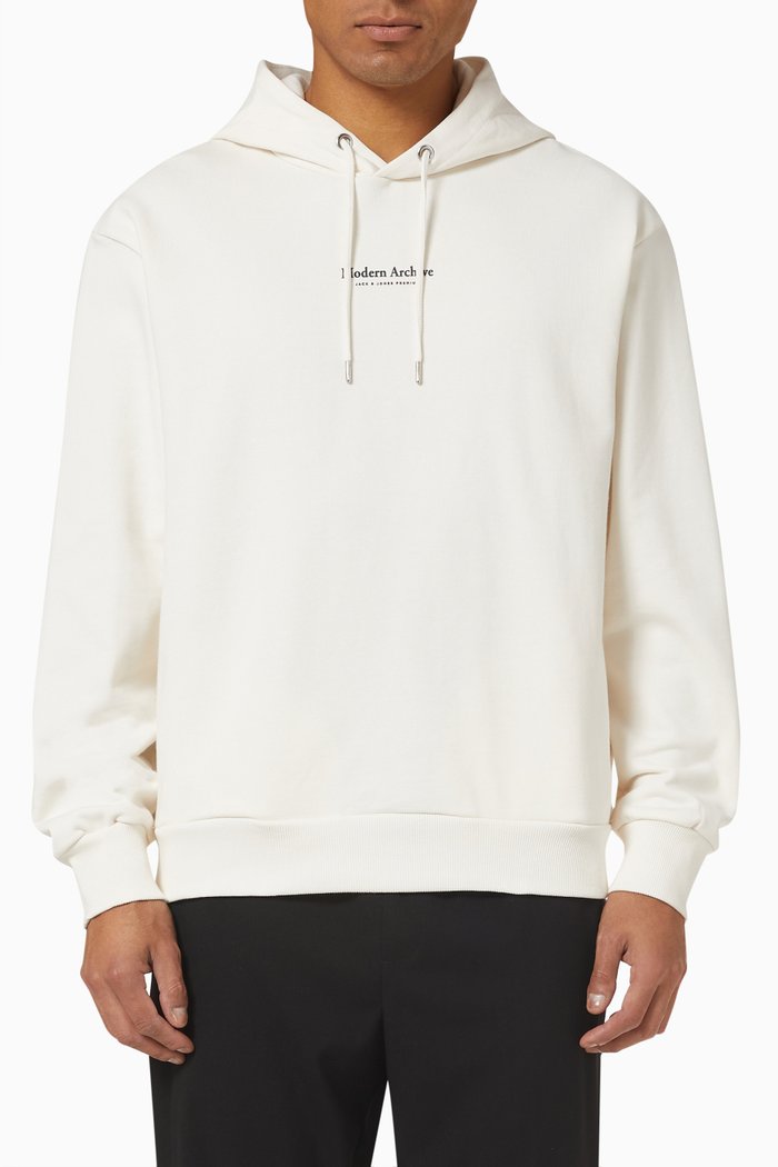 

Hooded Sweatshirt in Fleece, Neutral