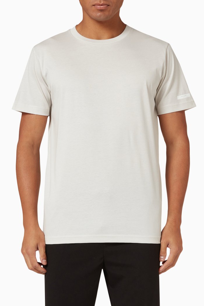 

T-shirt in Cotton Jersey, Grey
