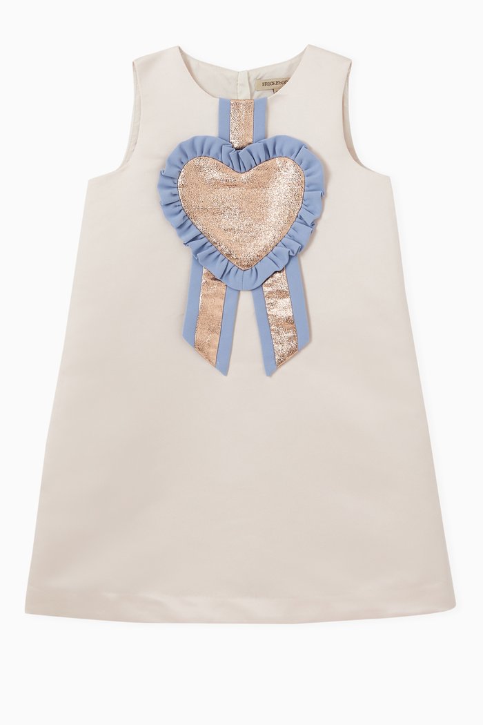 

Rosette Shift Dress, Pink