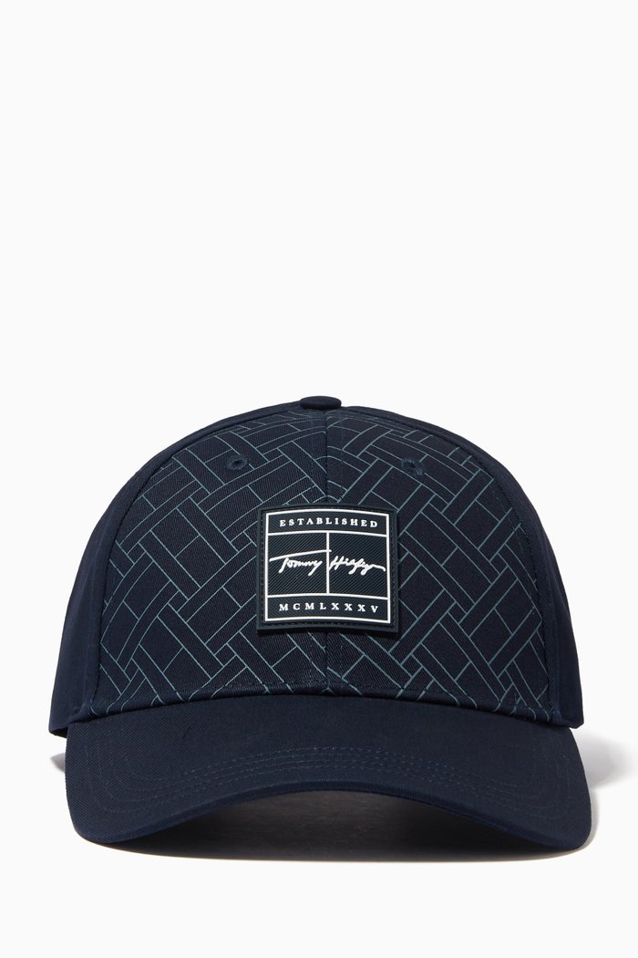 

TH Modern Signature Patch Cap in Cotton Twill, Blue