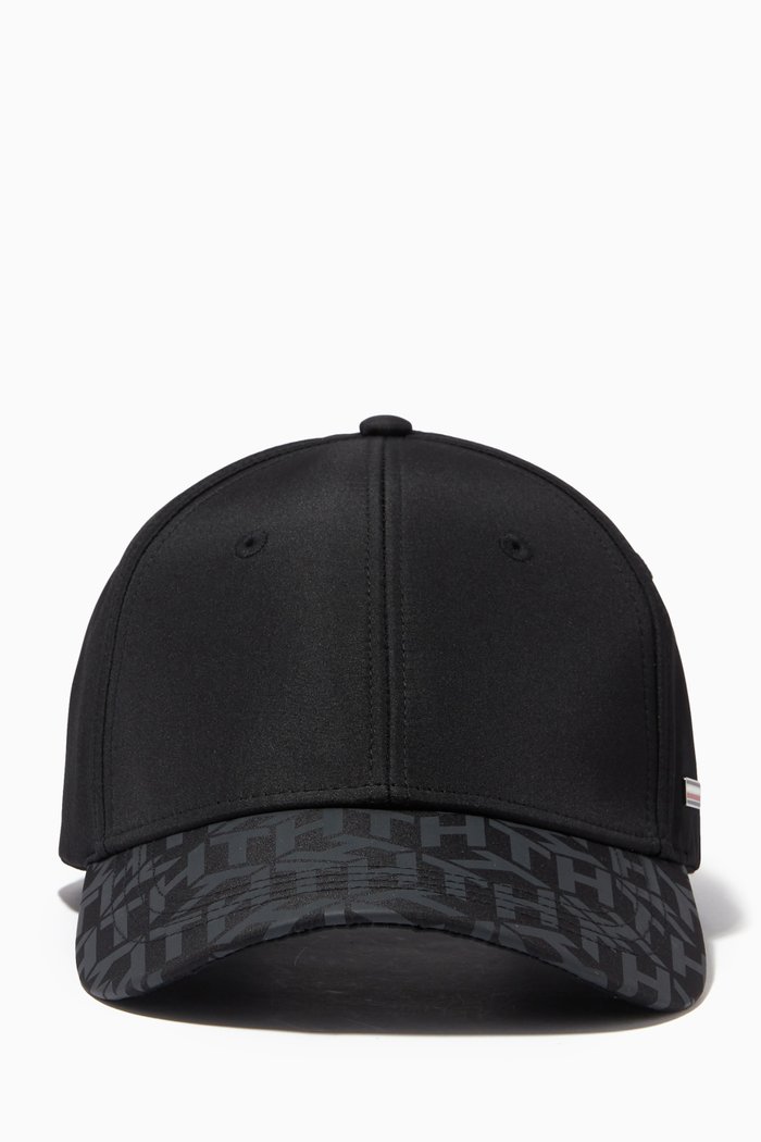 

Elevated TH Business Monogram Cap in Recycled polyester, Black