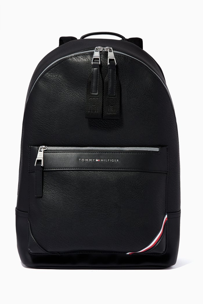 

1985 Backpack in PU Leather, Black