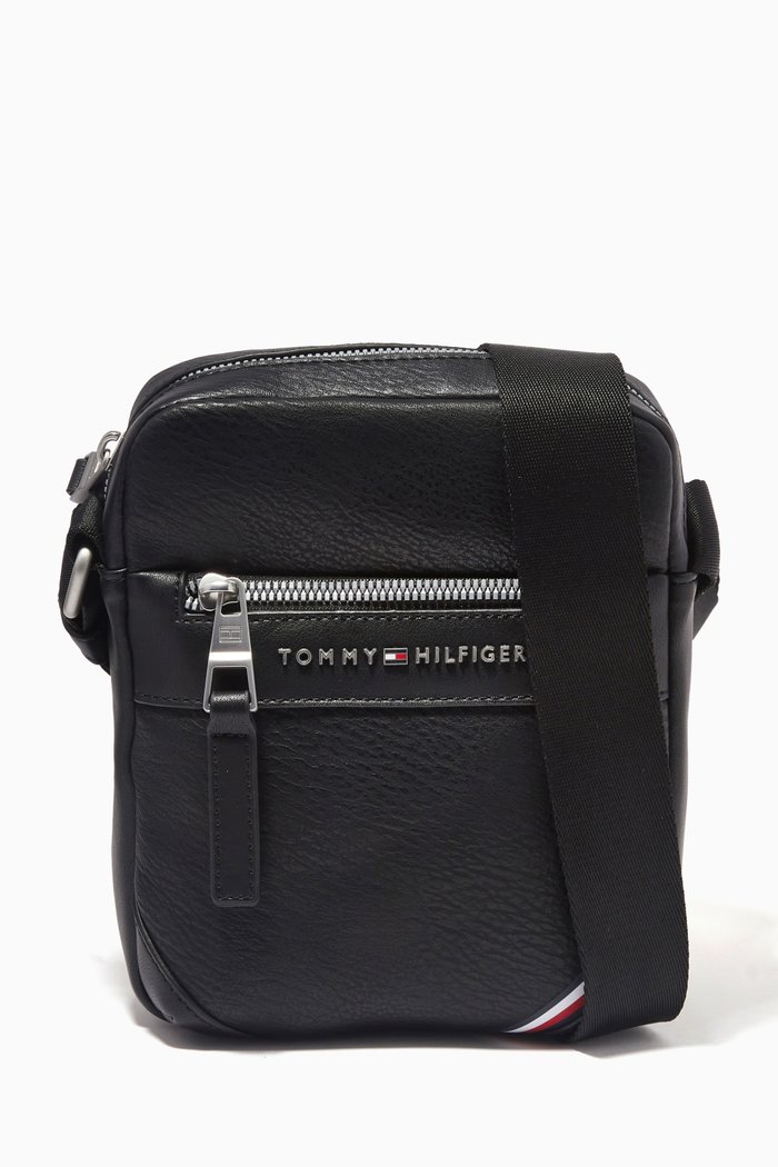 

1985 Small Reporter Bag in PU Leather, Black