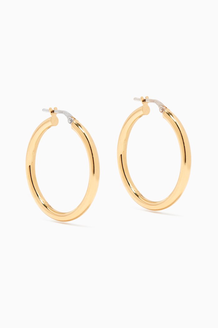 

Hoop Earrings in 14kt Yellow Gold Vermeil, 25mm