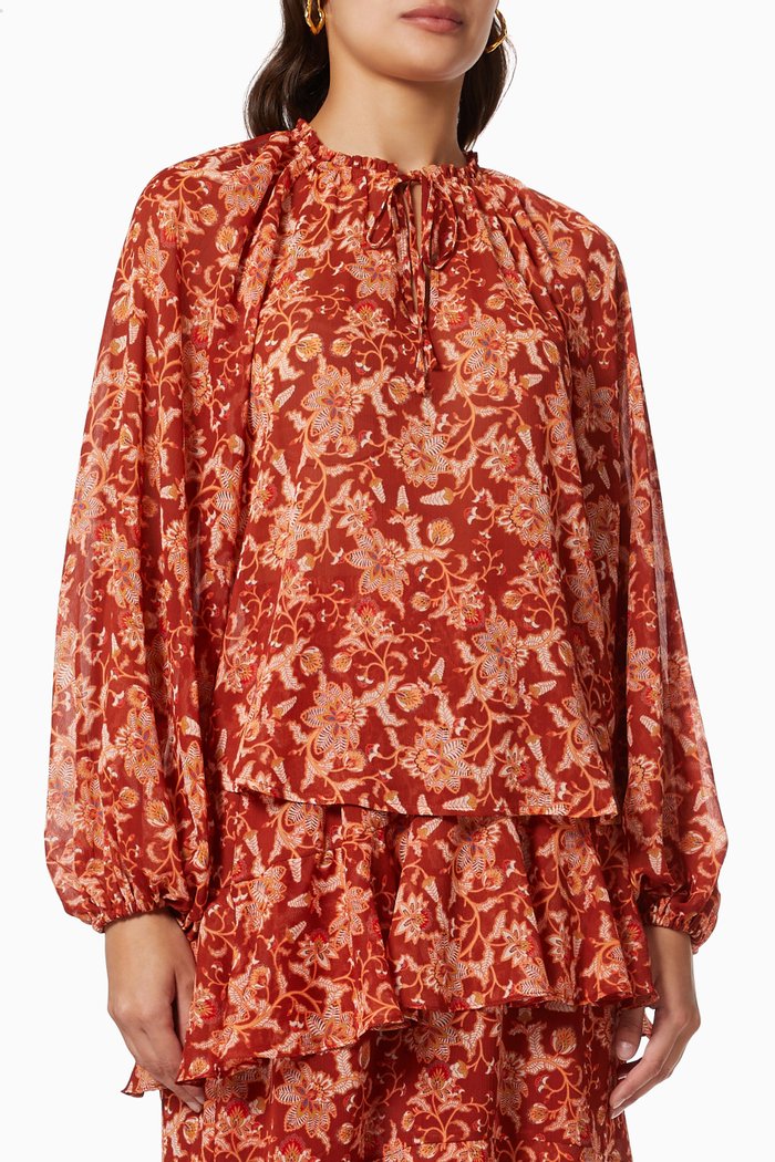 

Dover Blouse, Orange