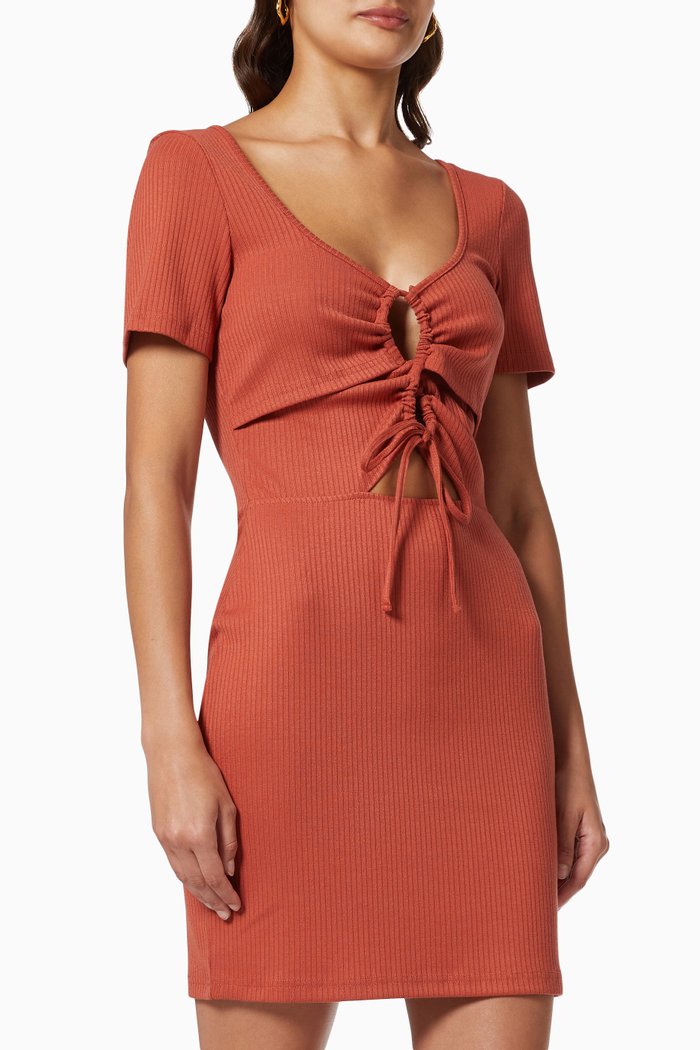 Darling Mini Dress, Orange