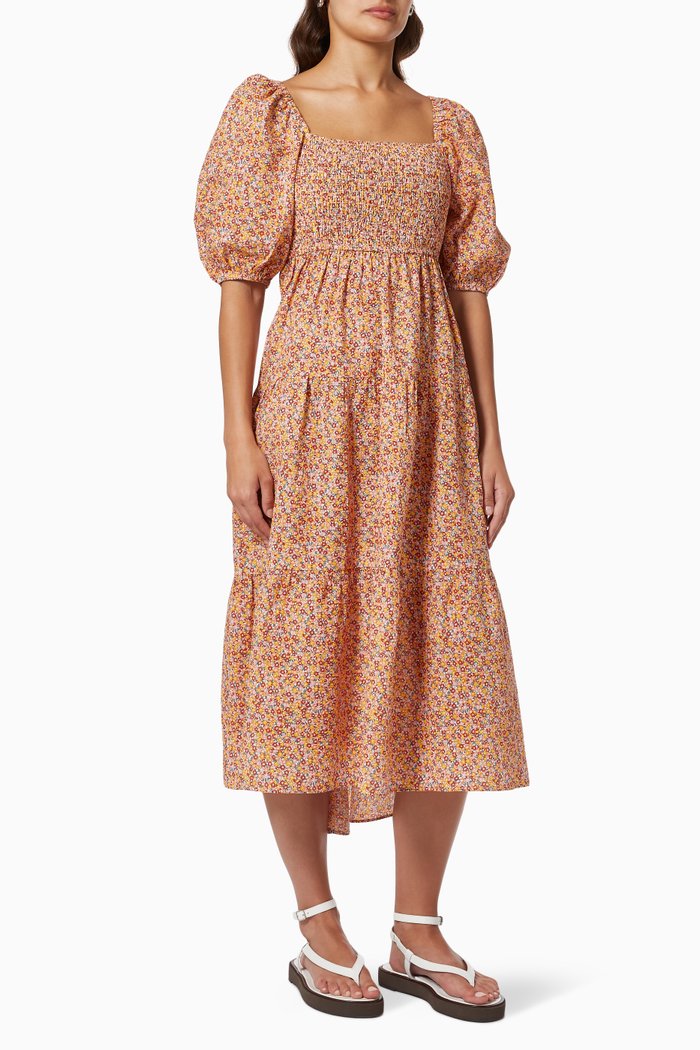 

Morwell Midi Dress, Orange