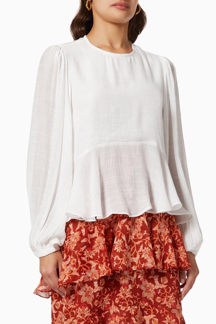 

Angelo Blouse in Viscose, White