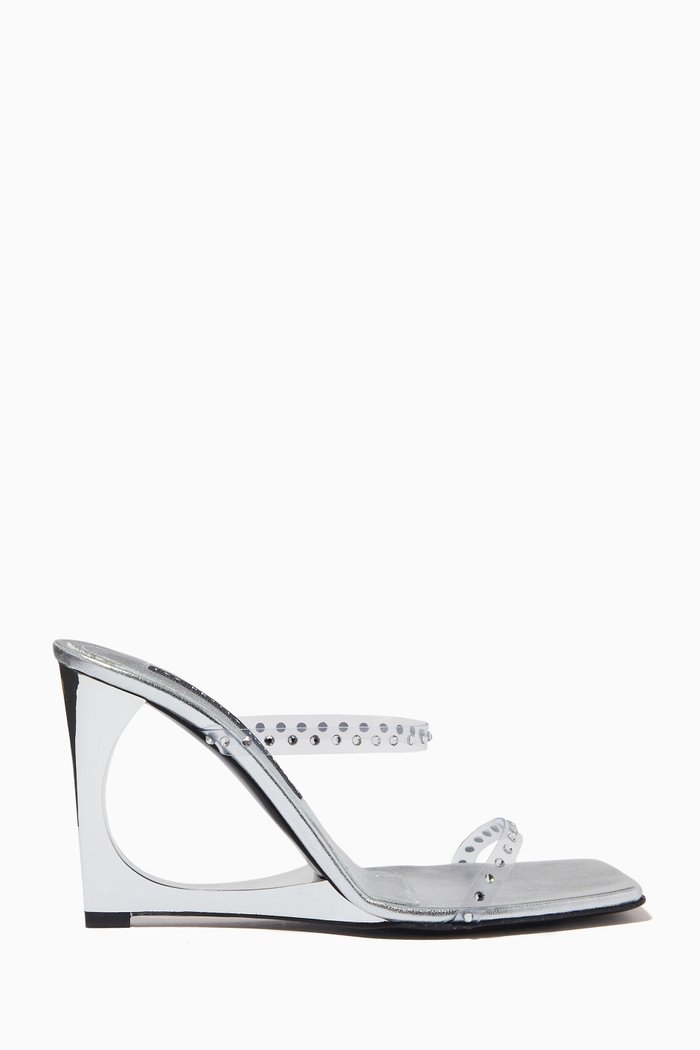 

Lucas 100 Sandals in Leather, Silver