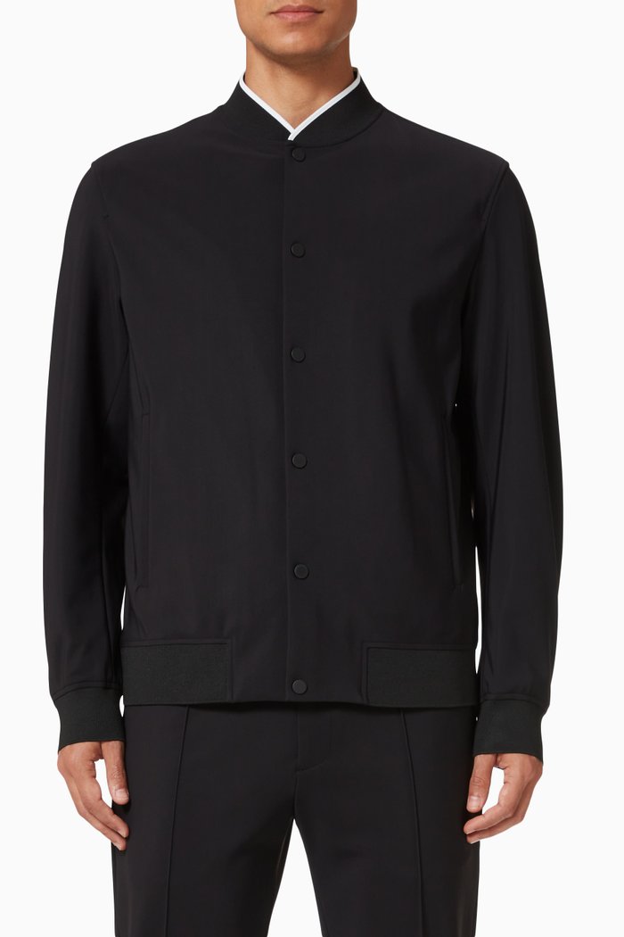 

Murphy Bomber Jacket in Precision Ponte, Black