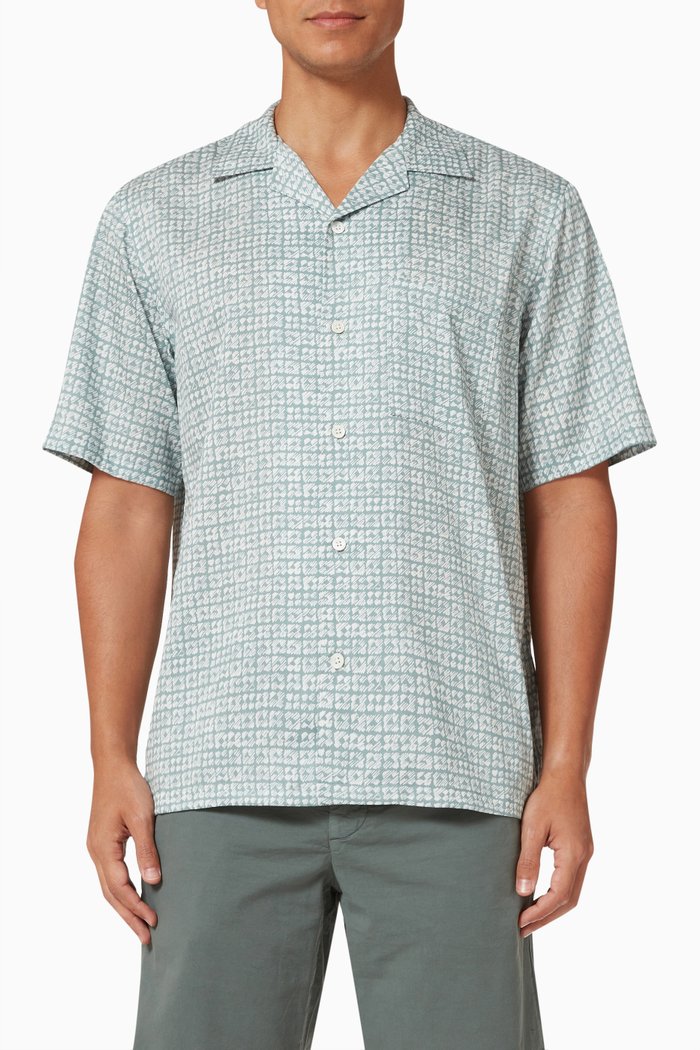 

Noll Shirt in Lyocell, Green