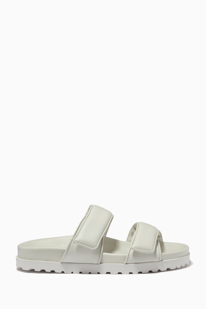 

x Pernille Teisbaek Perni 11 Platform Sandals in Leather, White