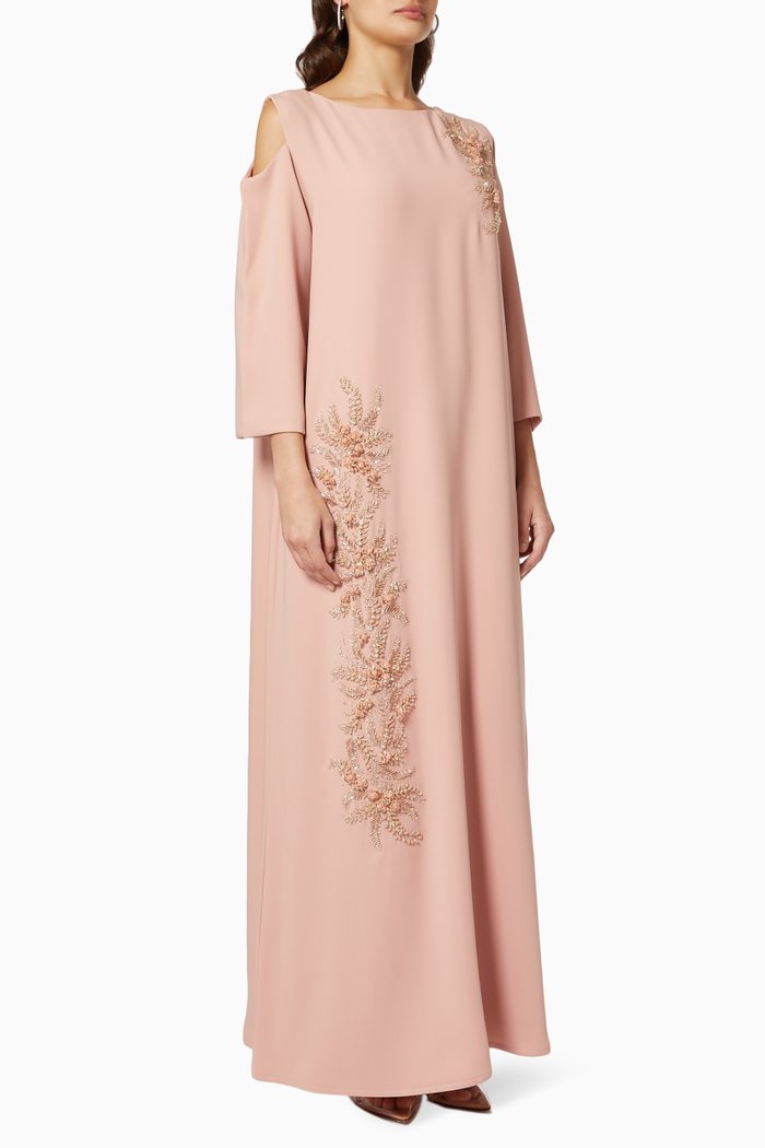 

Sequin Embellished Kaftan, Pink