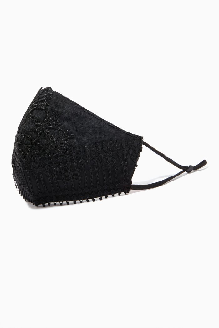

Lace Face Mask, Black