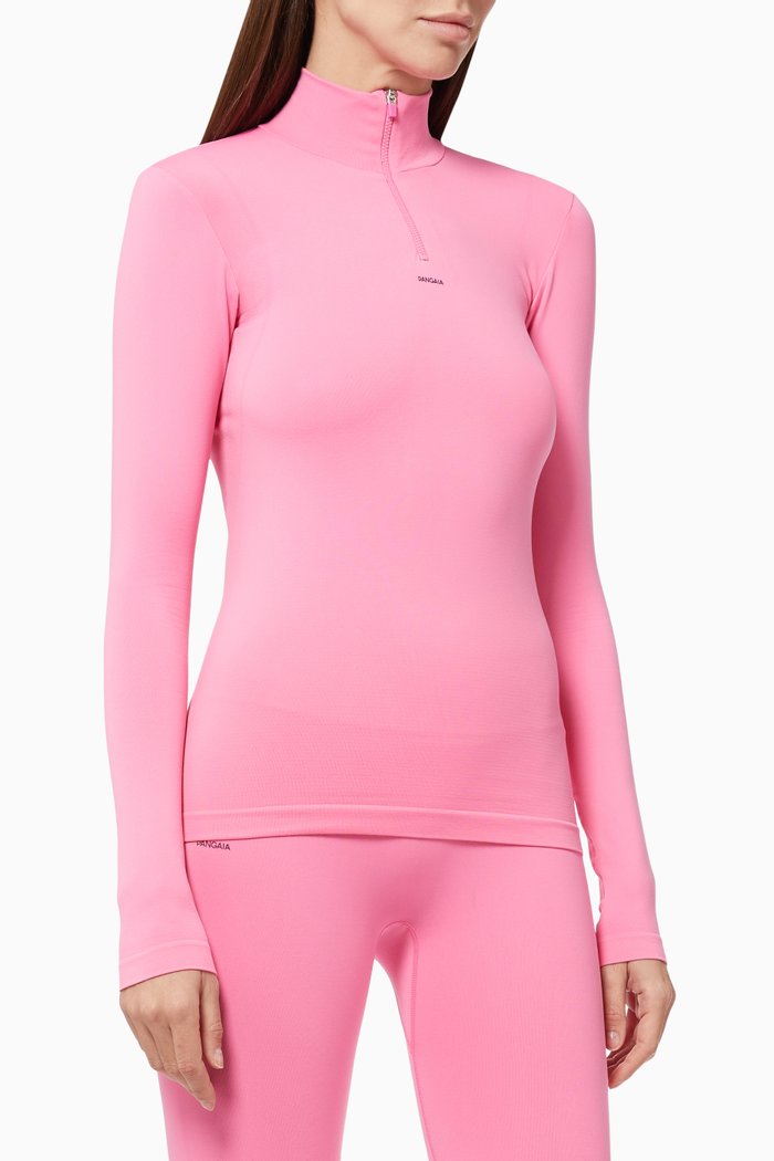 

Activewear Long Sleeve Zipped Shirt 2.0, Pink