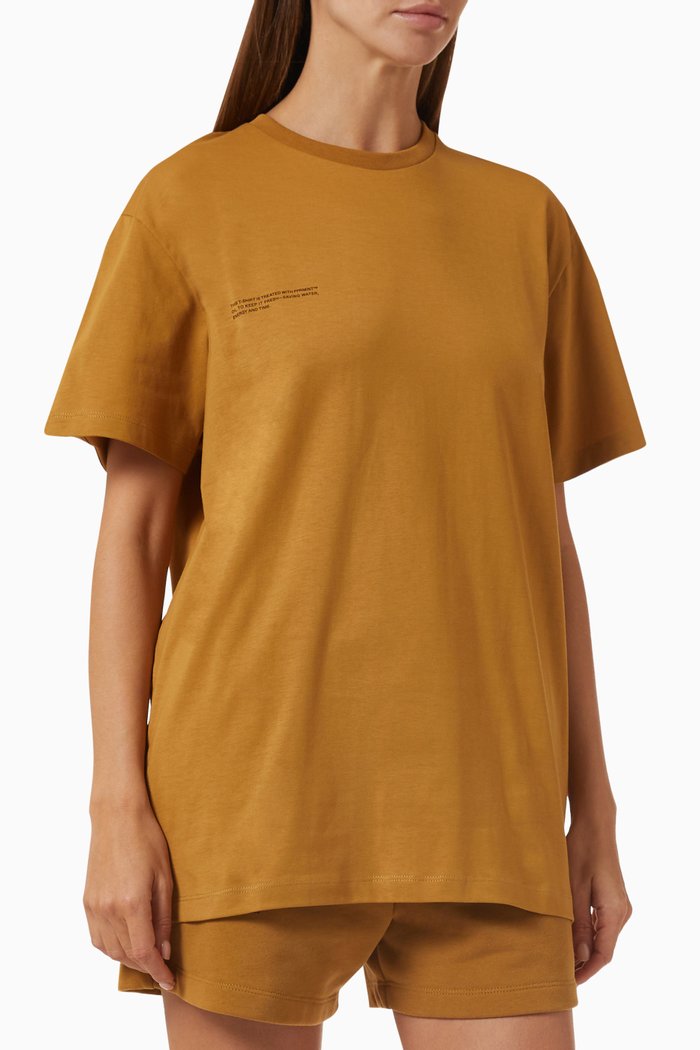 365 T-shirt in Organic Cotton, Brown