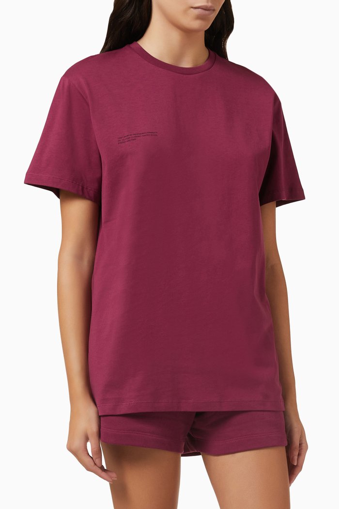 

365 T-shirt in Organic Cotton, Purple