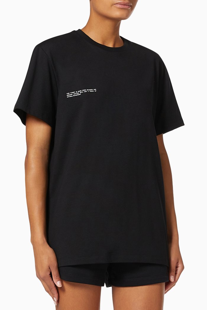 

Organic Cotton T-shirt with C-FIBER™, Black