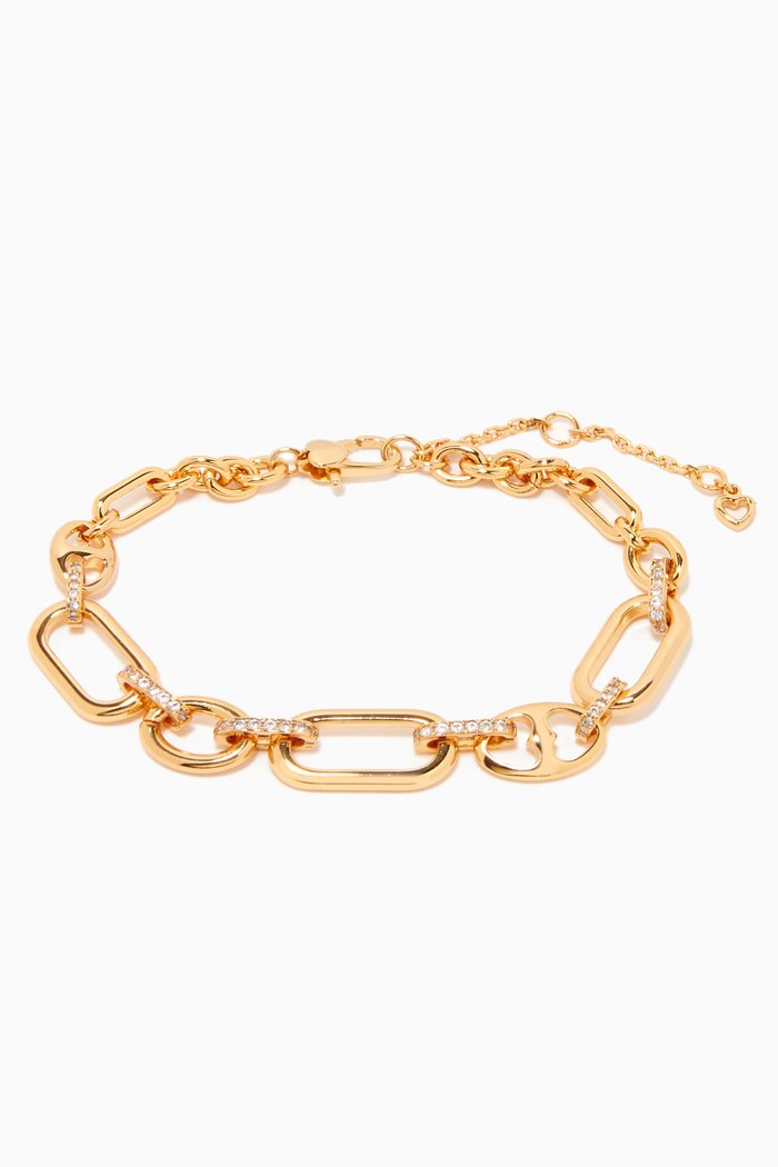 

Stay Connected Bracelet in Metal, Gold