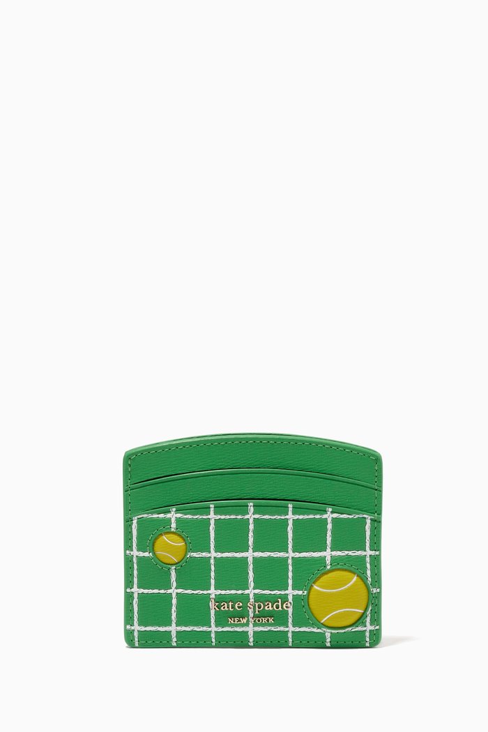 

Courts Card Holder in Leather, Green