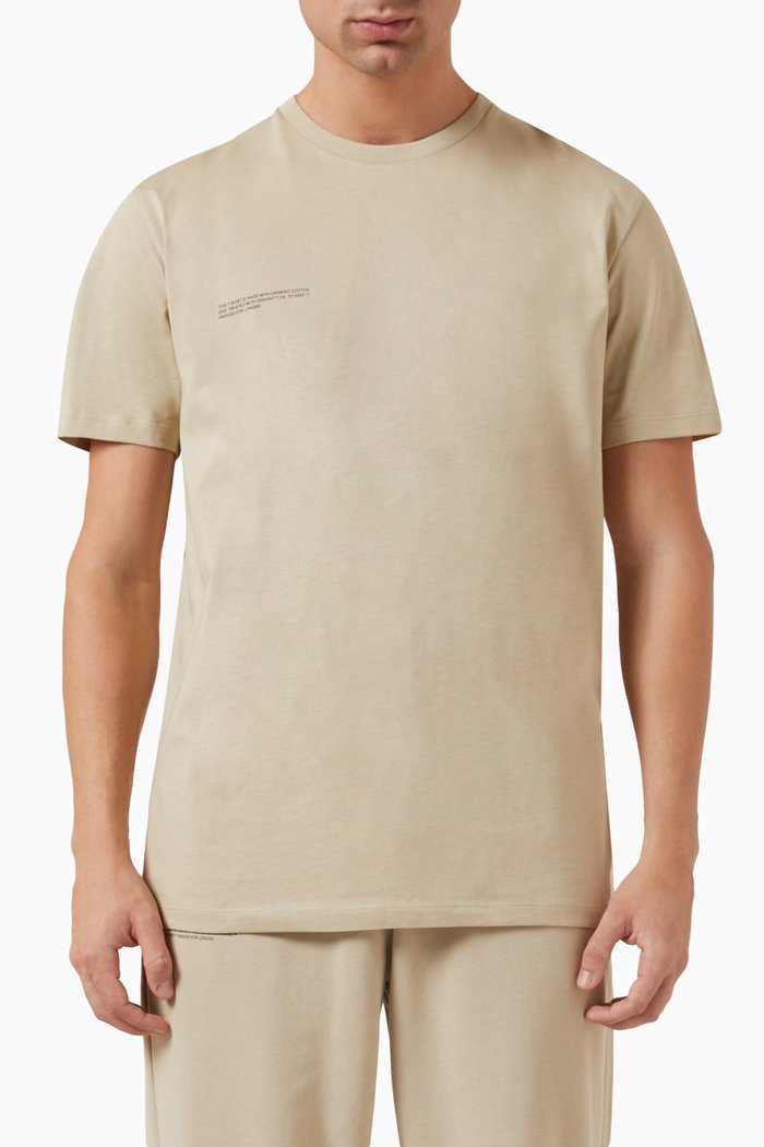 365 T-shirt in Organic Cotton, Brown