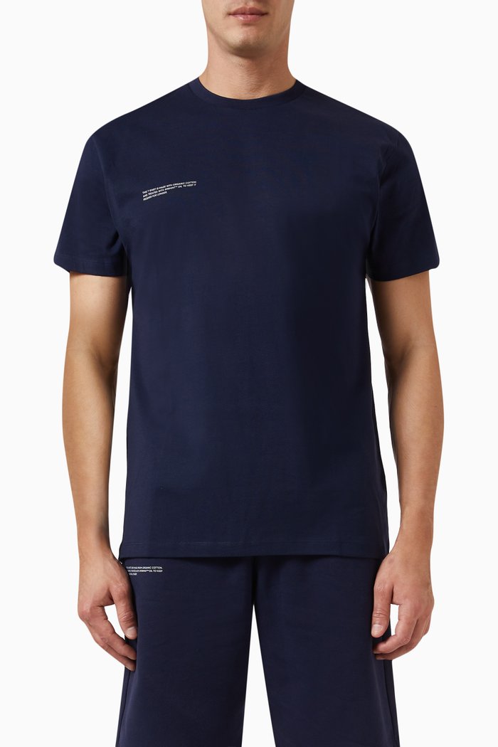 

365 T-shirt in Organic Cotton, Blue