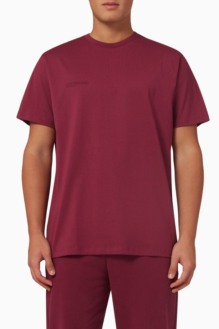 

Label T-shirt in Cotton, Purple