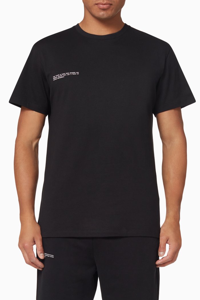 

Organic Cotton T-Shirt with C-FIBER™, Black