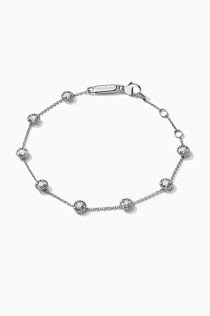 

Salasil Diamond Bracelet in 18kt White Gold
