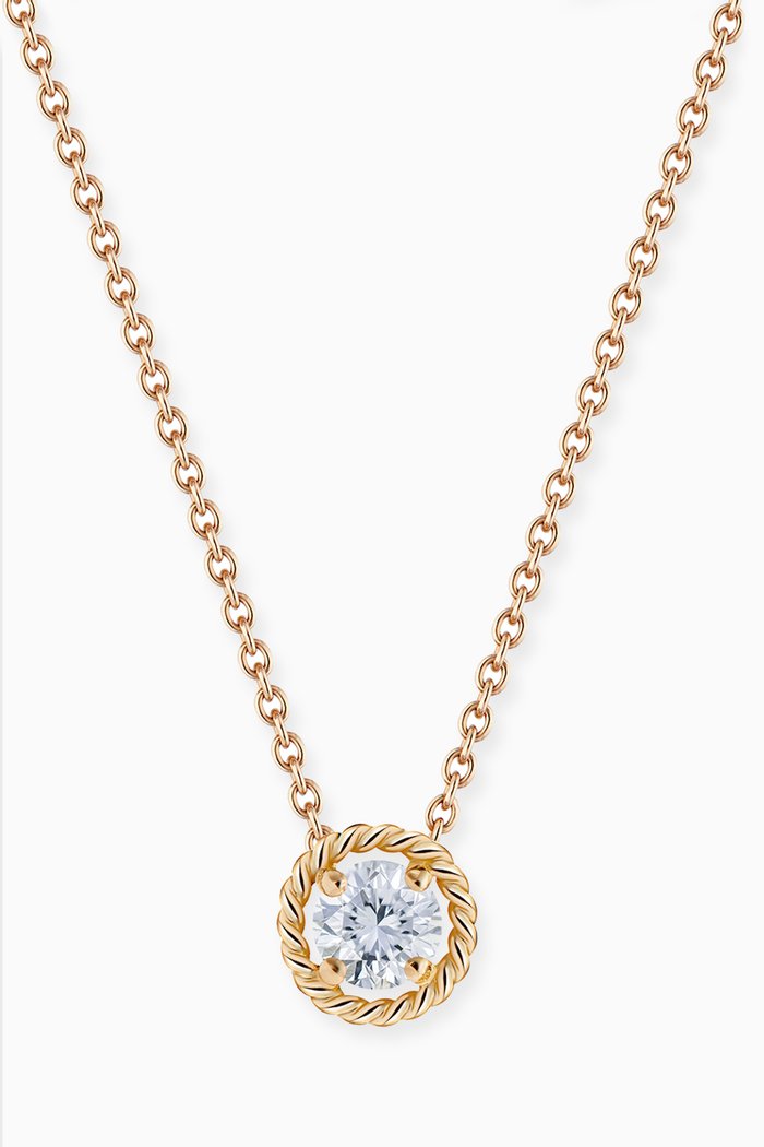 Salasil Diamond Necklace in 18kt Yellow Gold, Small